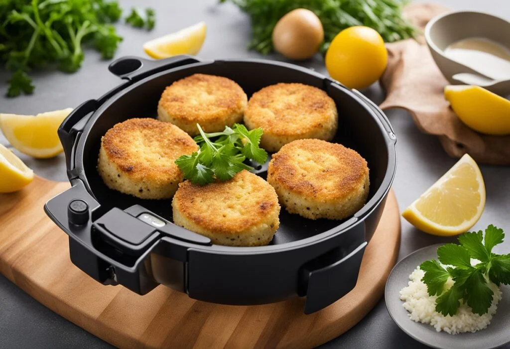 bolinho de tilápia na airfryer