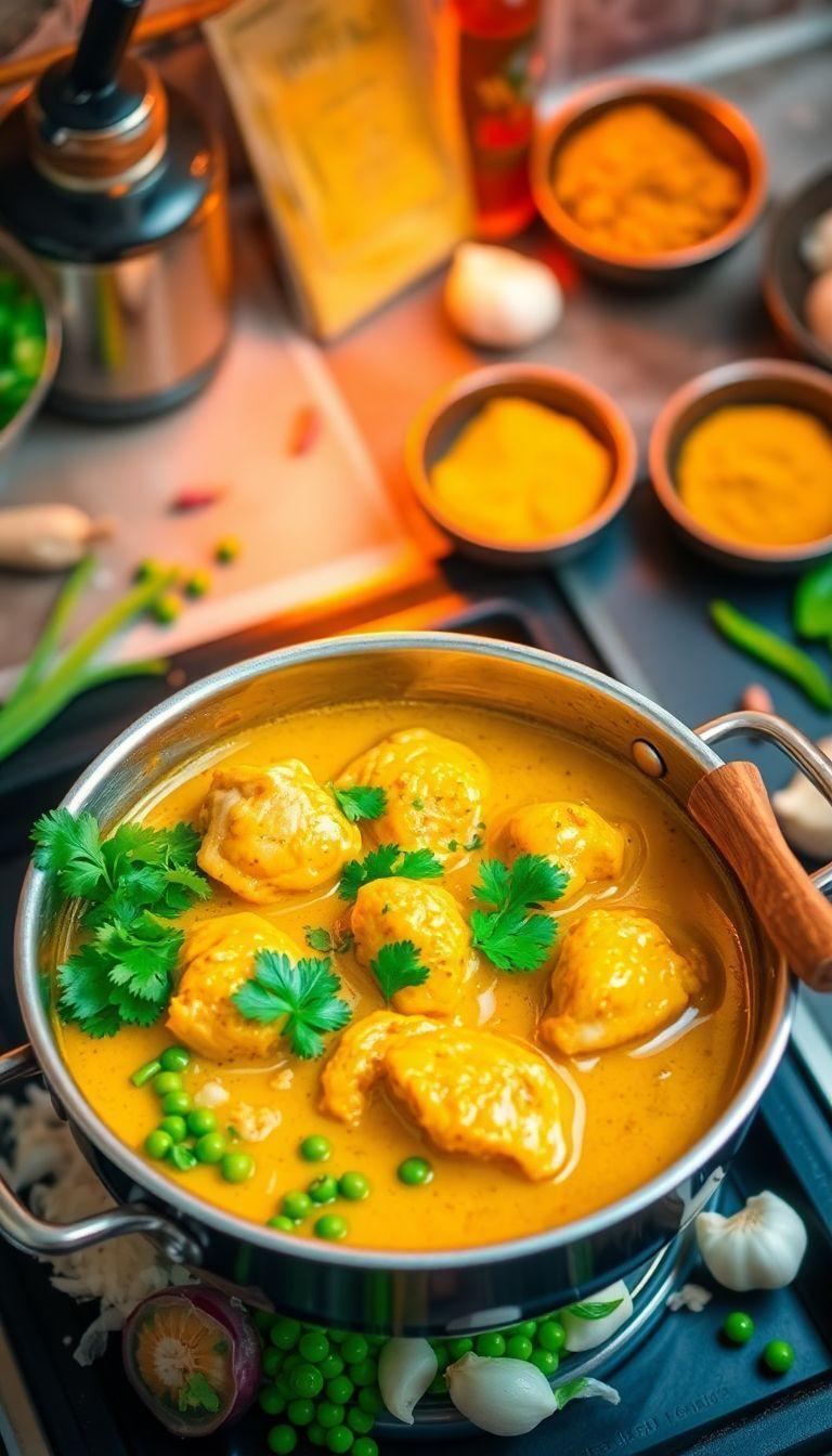 Descubra o Segredo do Frango ao Curry em Menos de 30 Minutos